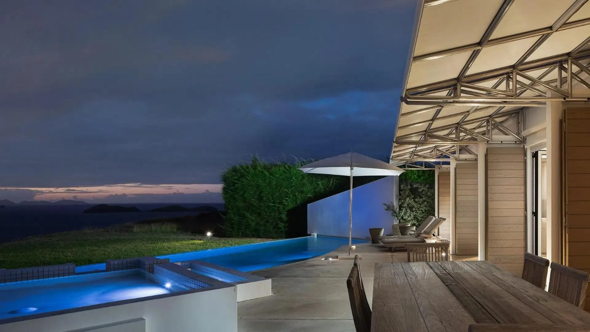 Vila Oceanfront Sunset Retreat With Heated Pool Gustavia Svatý Bartoloměj